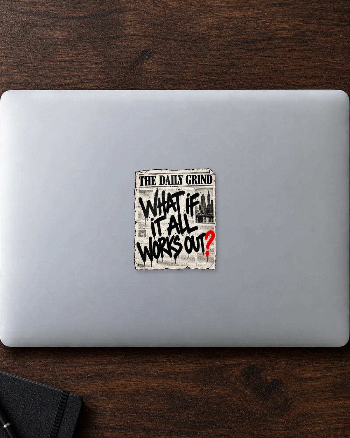 What If It Works Out hard surface patch mockup