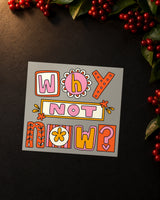 Why Not Now iron-on patch transfer