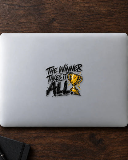 Winner Takes It All hard surface patch mockup