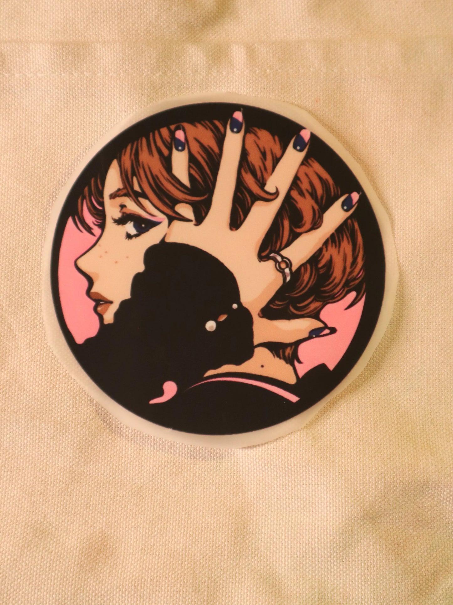 Blush Drama | Iron-on Patch | Girlie Pop