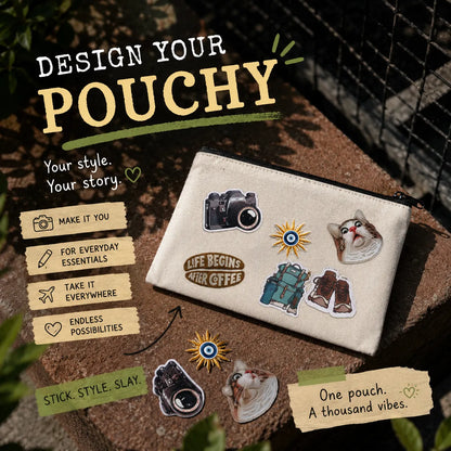 POUCHY - The Multipurpose Pouch | Recycled Fabric | Sustainable DIY