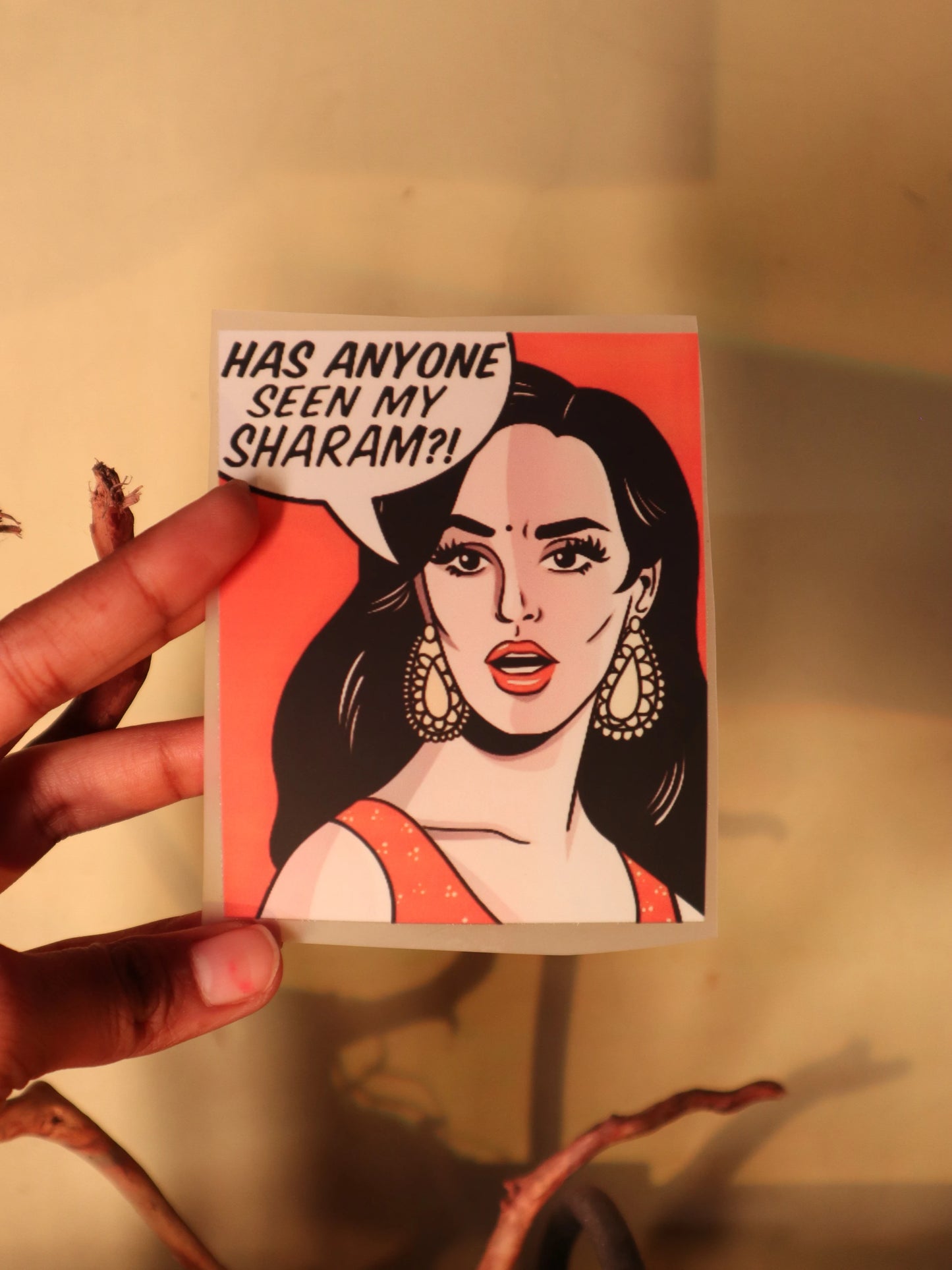 Sharam Kahan Hai?! | Iron-on Patch | Girlie Pop