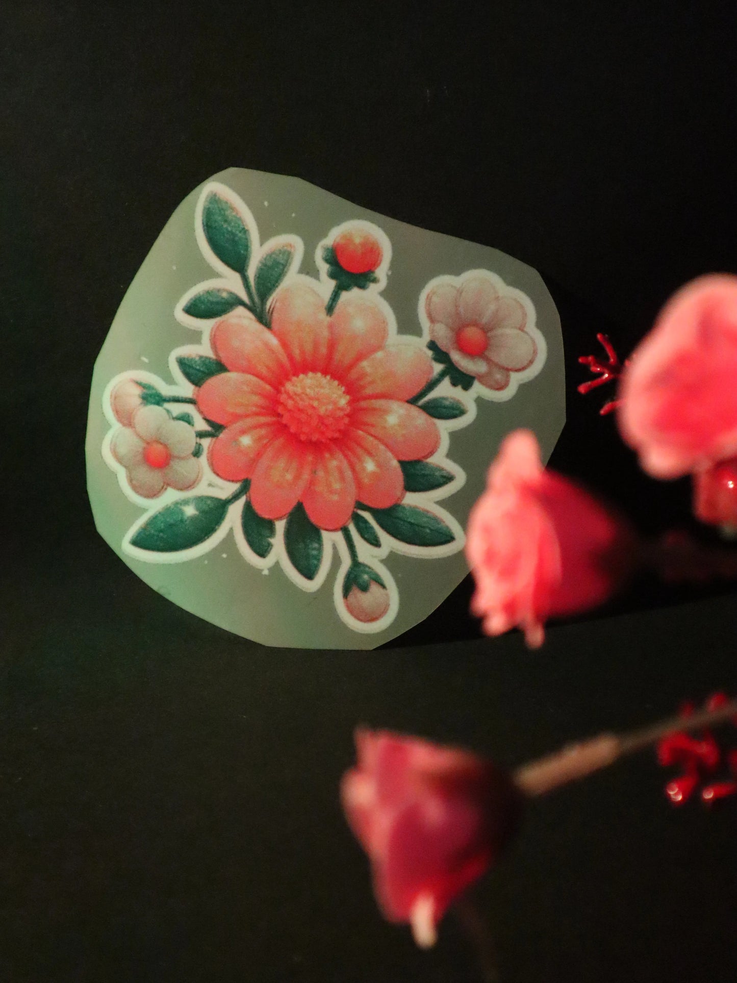 Peachy Bloom | Iron on patch | Pinterest Flowers
