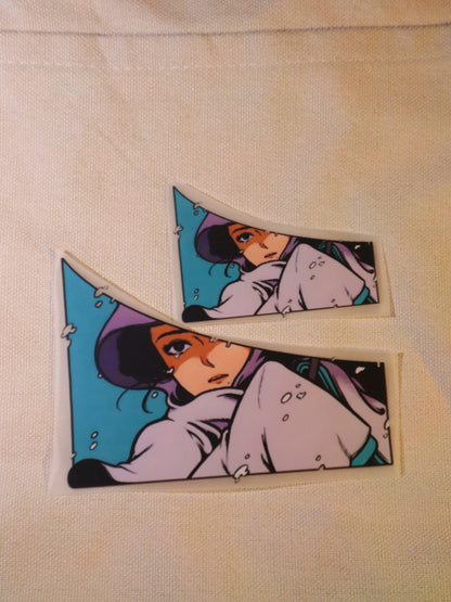 Snow Day Stare | Iron-on Patch | Girlie Pop