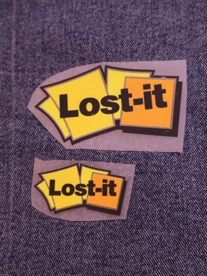 Lost it | Iron-on Patch | Moodvertising
